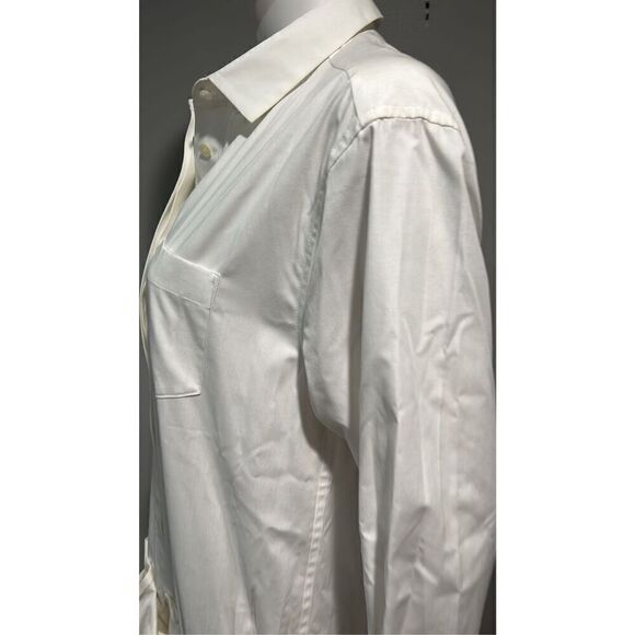 Sacai Mixed Media Atterley Cream Shirt Dress Size XL (4) - Picture 9 of 15